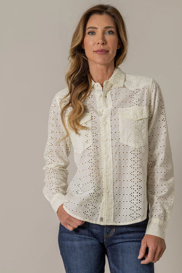 Kimes Ranch - Rachel Eyelet Blouse