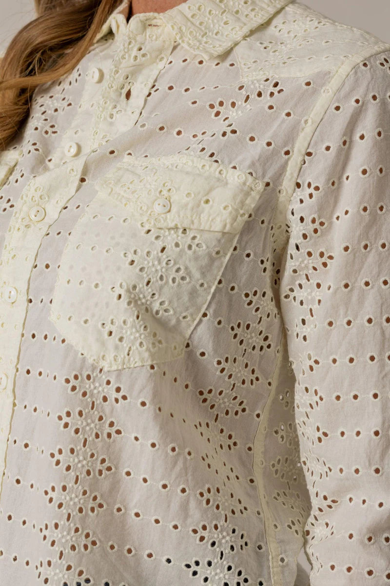 Kimes Ranch - Rachel Eyelet Blouse