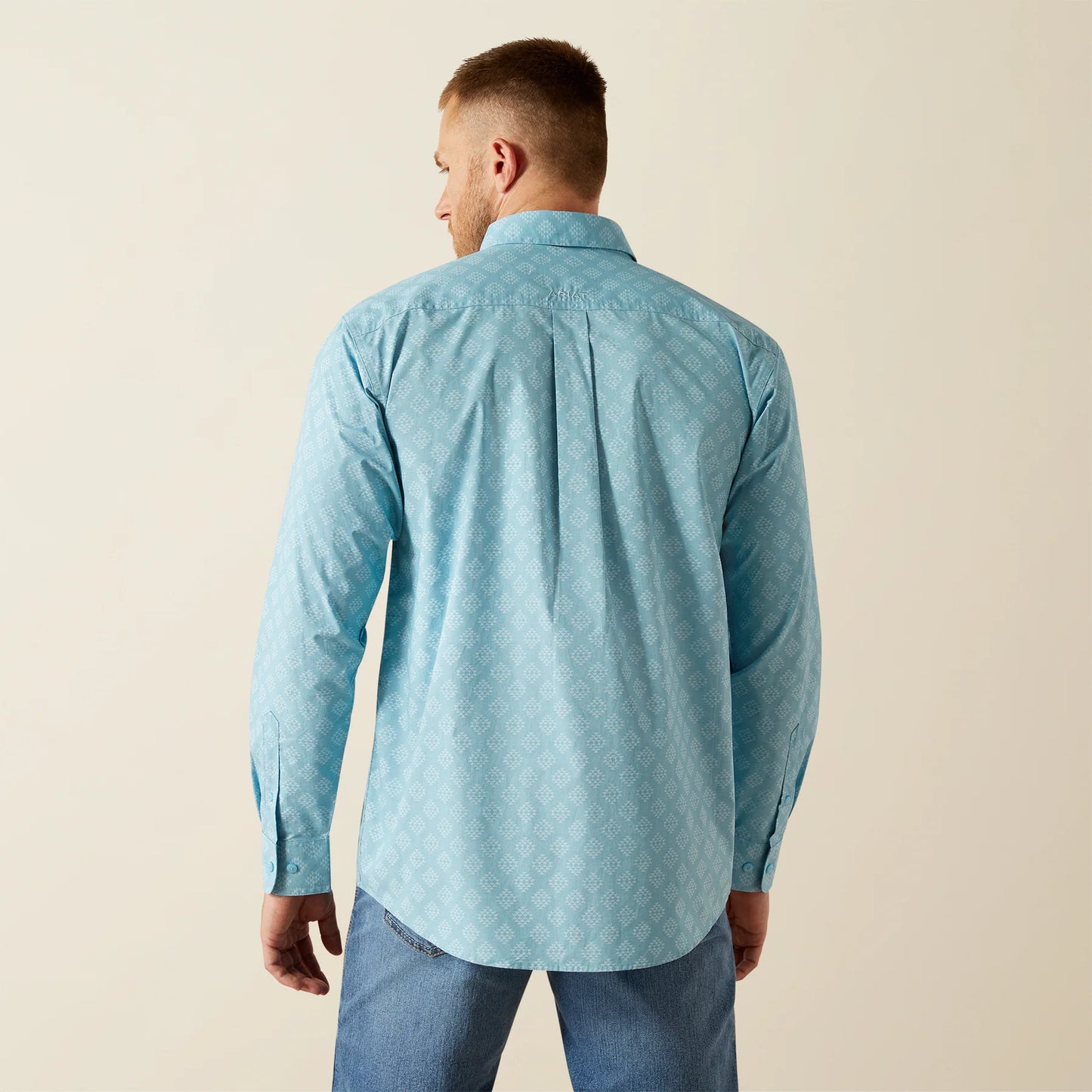 Ariat Garmon Long Sleeve Turquoise Shirt