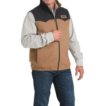 Cinch Brown Conceal Carry Wooly Vest