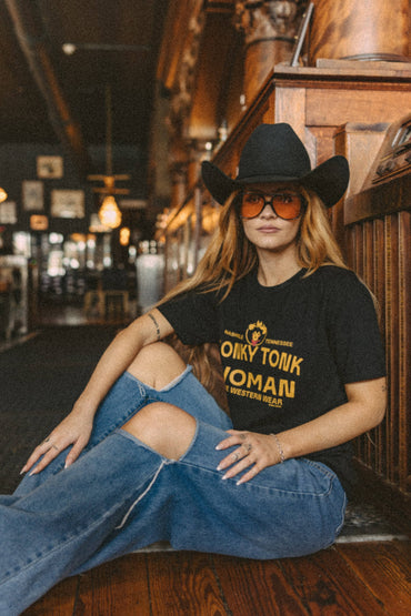 Black Honky Tonk Woman Tee
