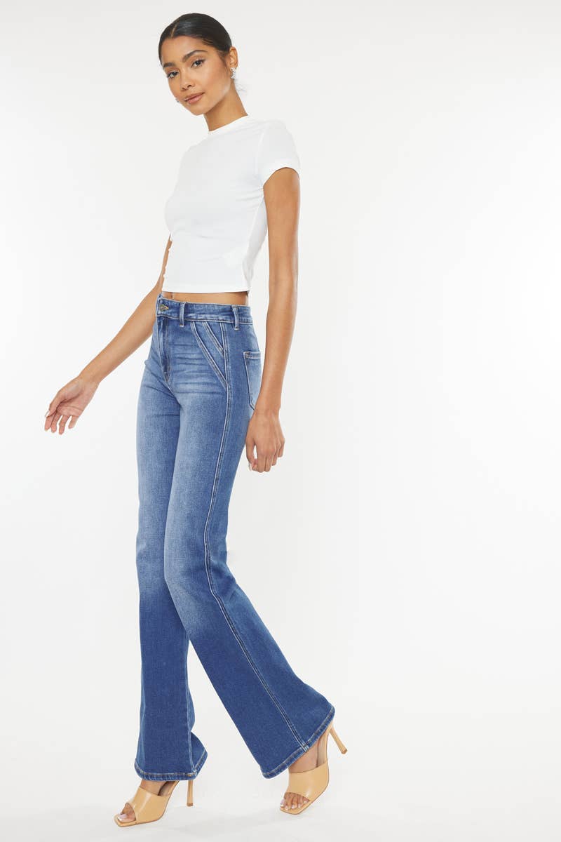 KanCan Celia Ultra High Rise Flare Jeans