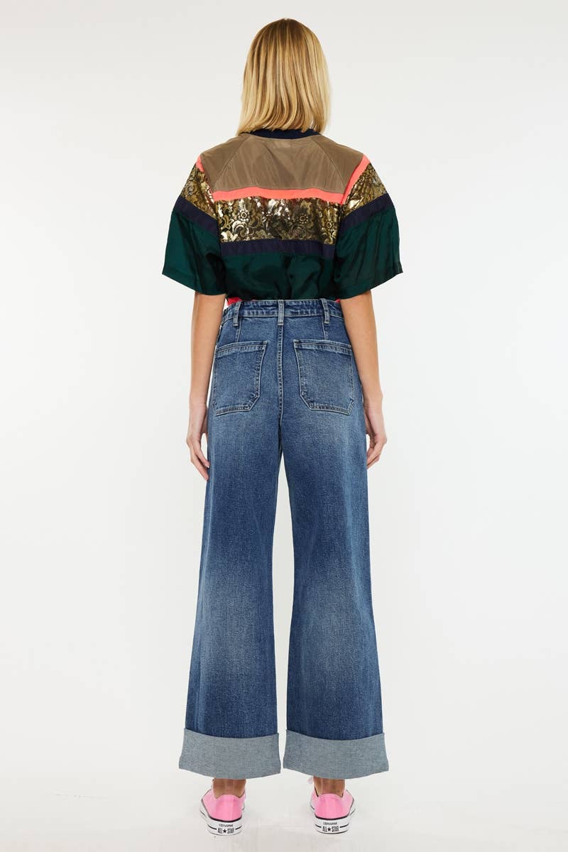 Haylee Ultra High Rise 90's Wide Jeans
