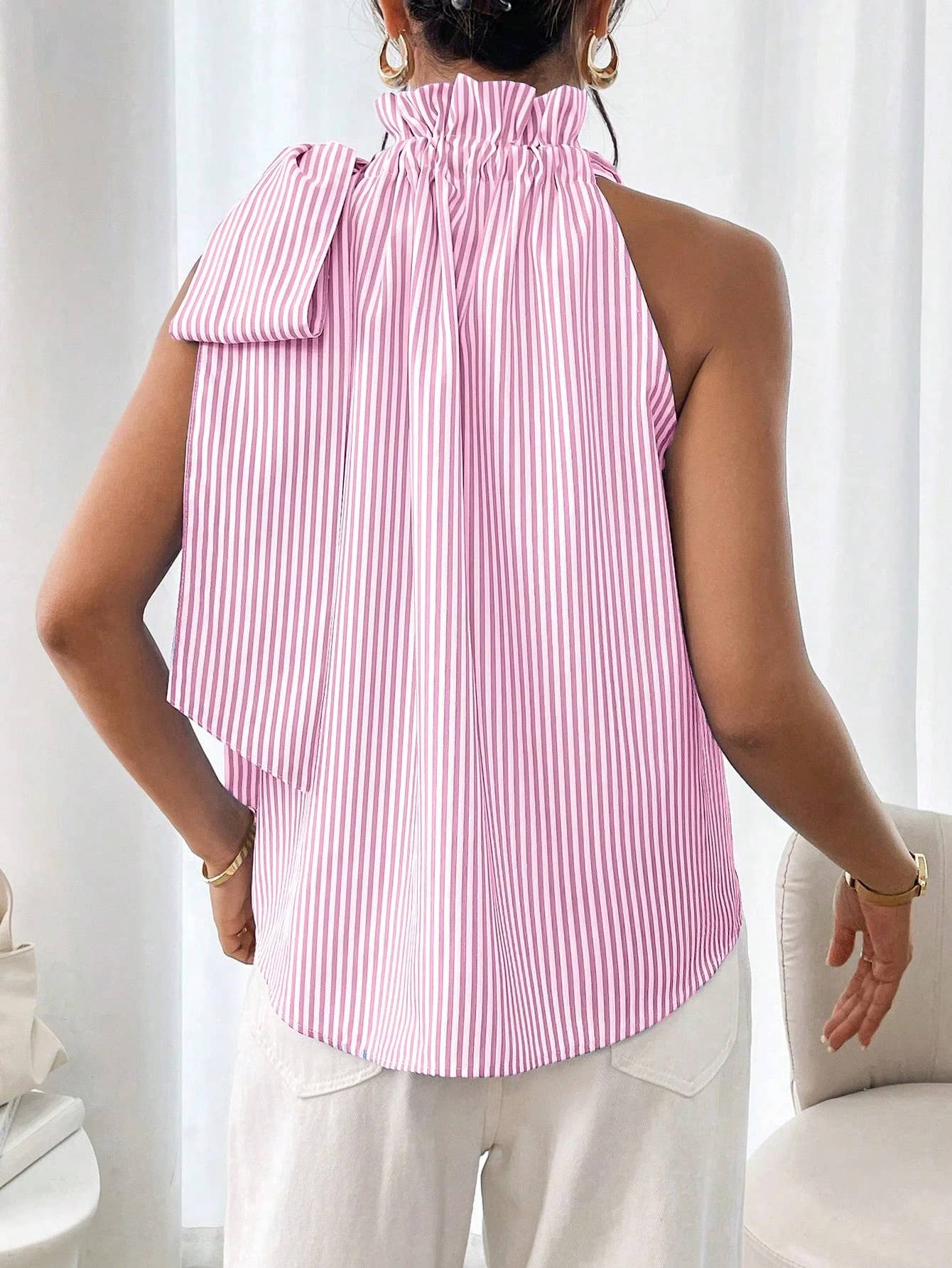 Striped Halter Top