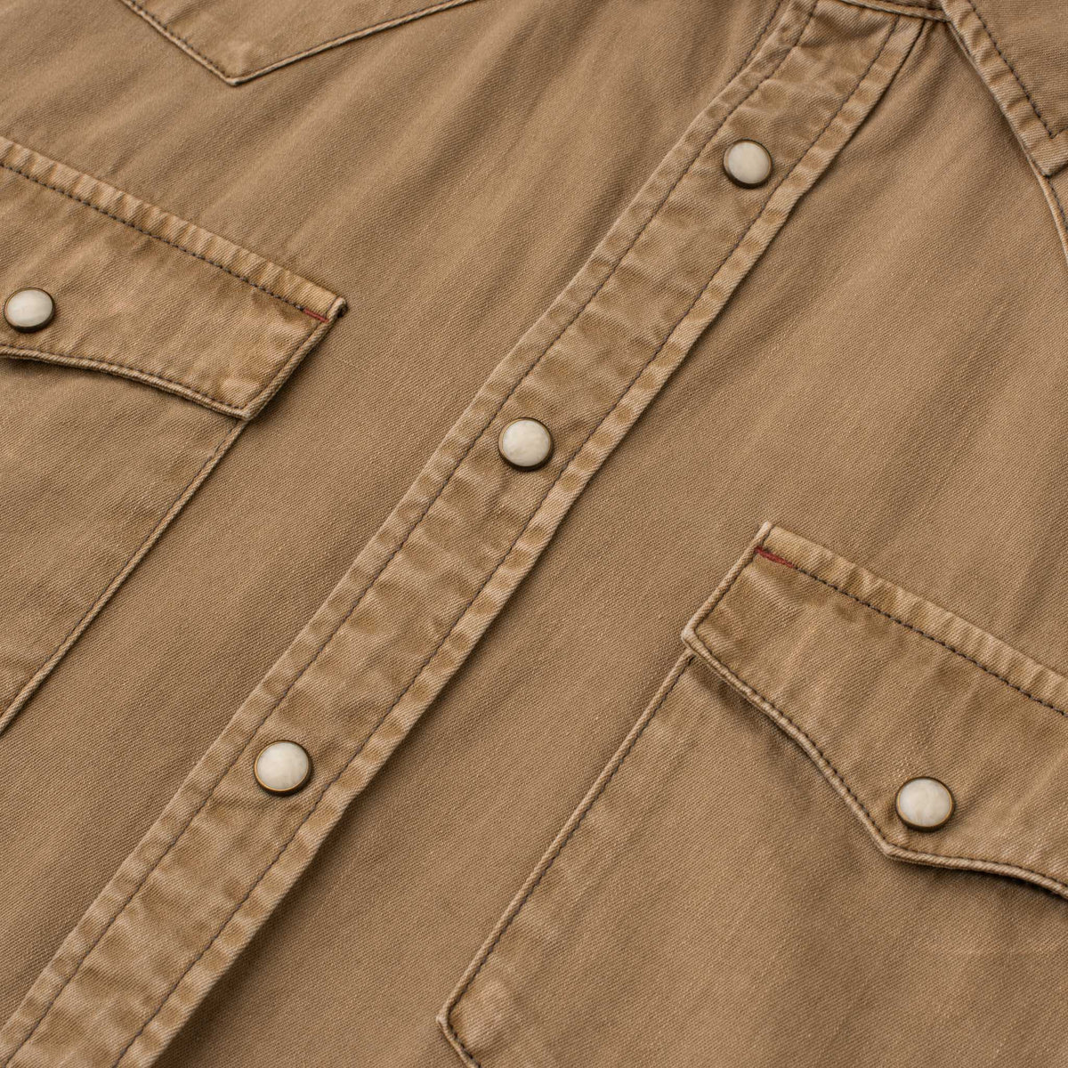 Madison Creek Outfitters Tan Bisley Signature Blend Western Shirt
