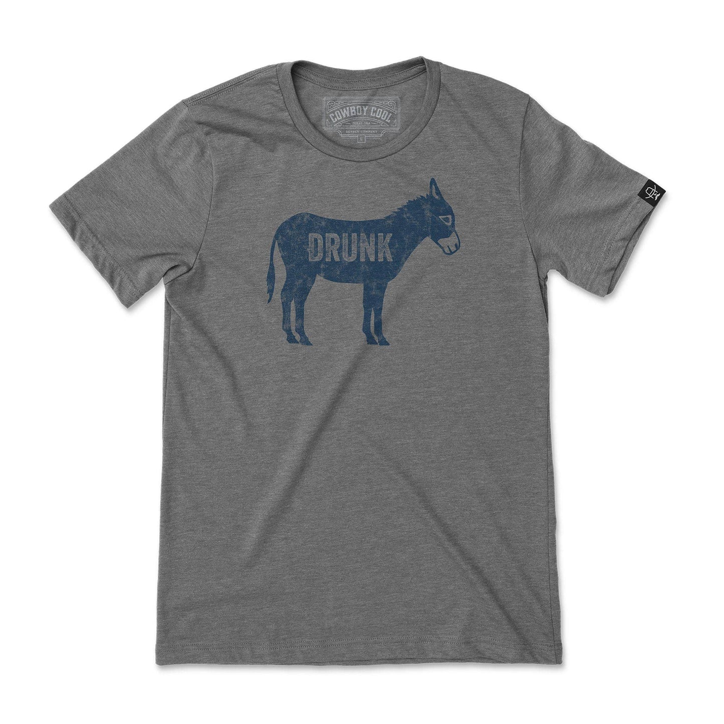 Gray Drunk Ass T-Shirt