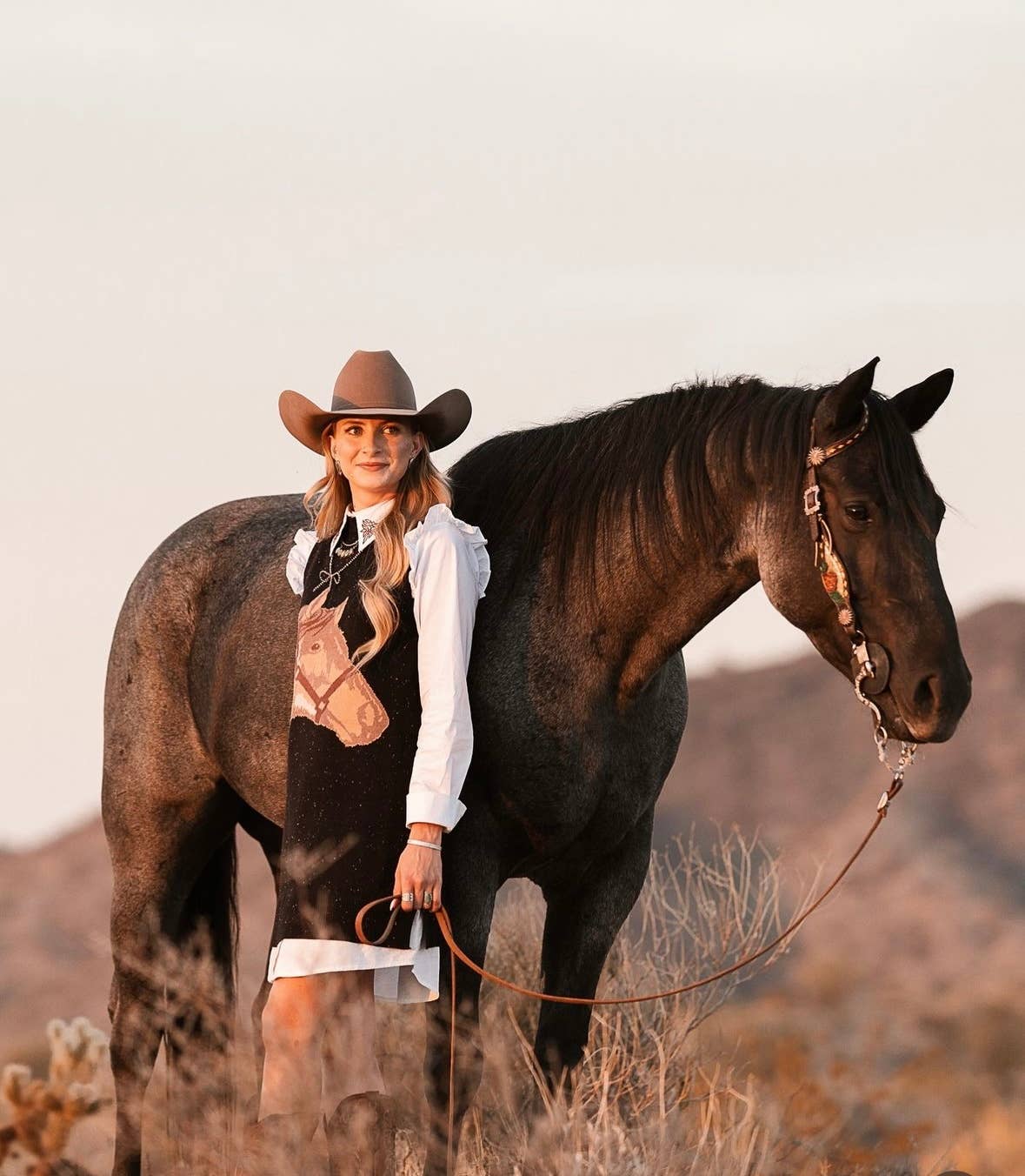 Horse Sweater Dress