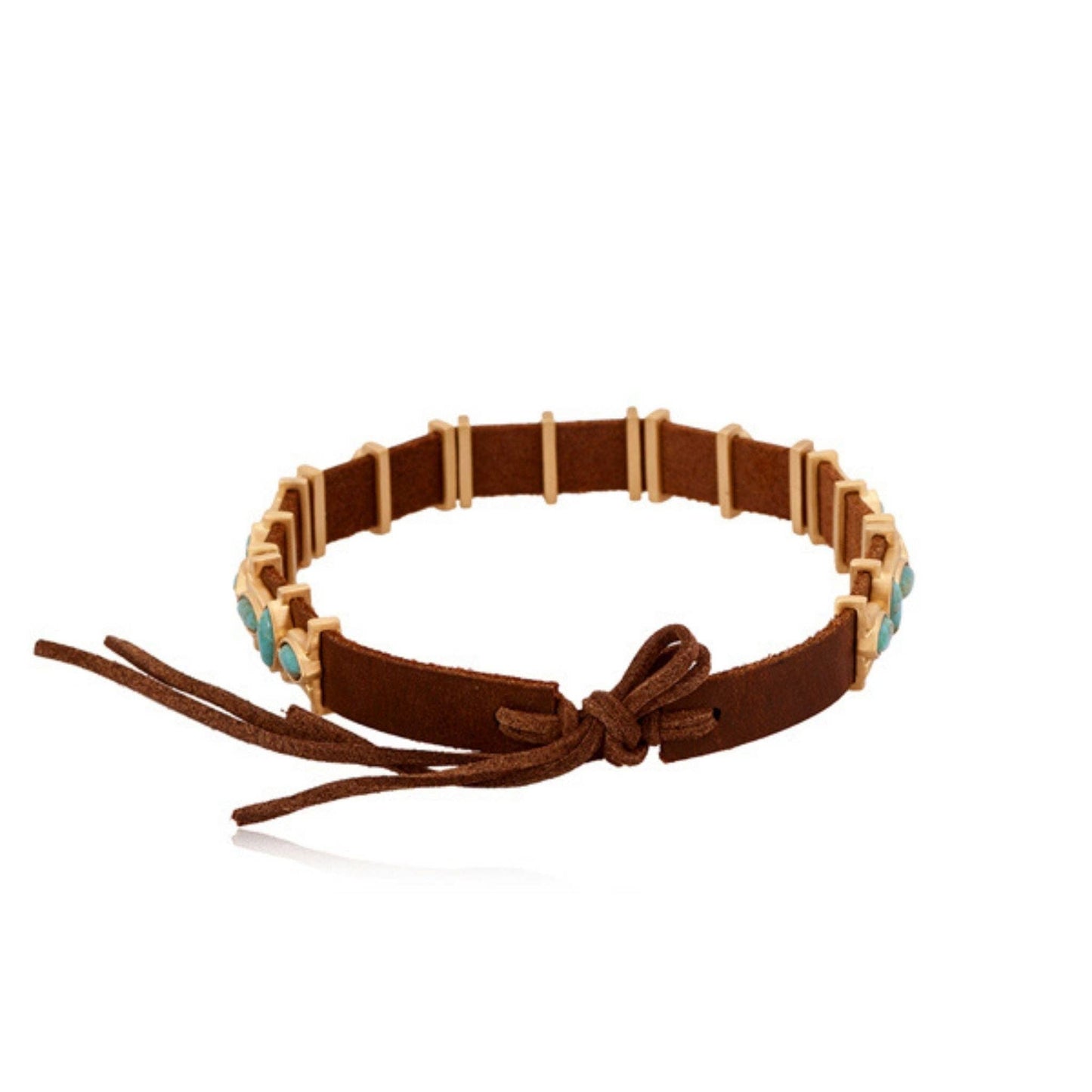 Desert Flower Hat Band - Turquoise