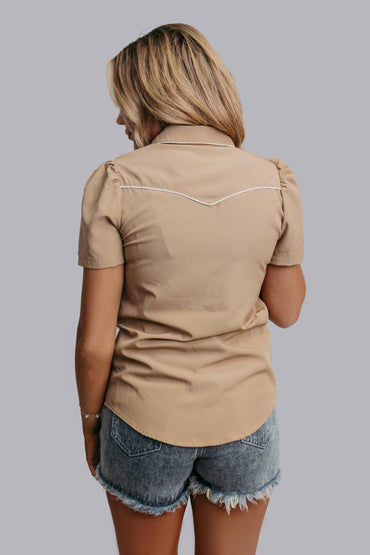 Tan Button Down Shirt