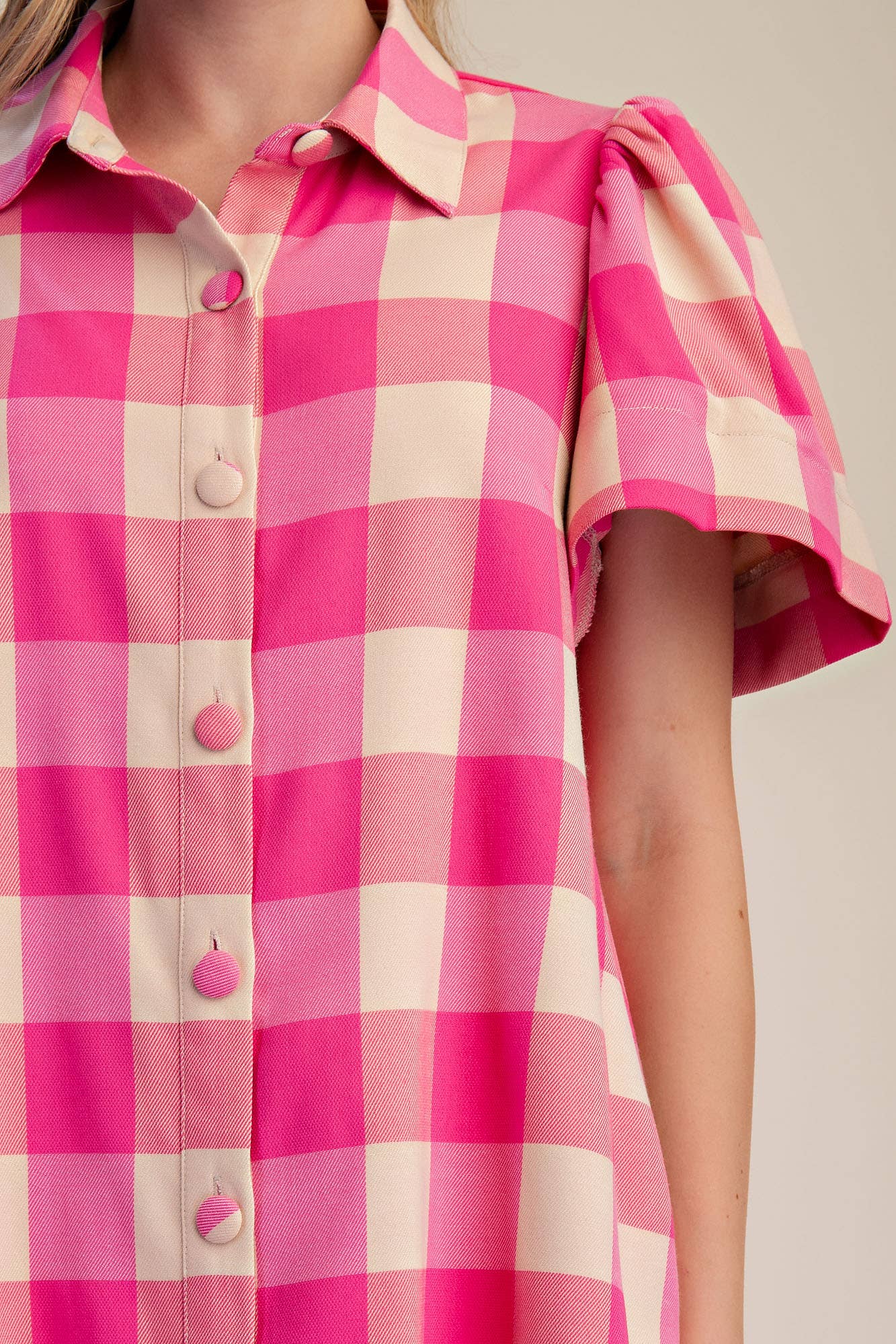 Checkered Mini Dress
