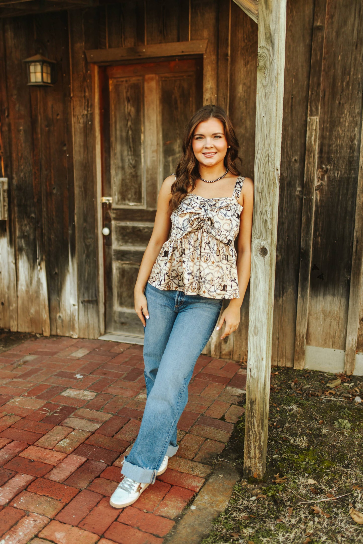 Rodeo Ribbon Bow Blouse