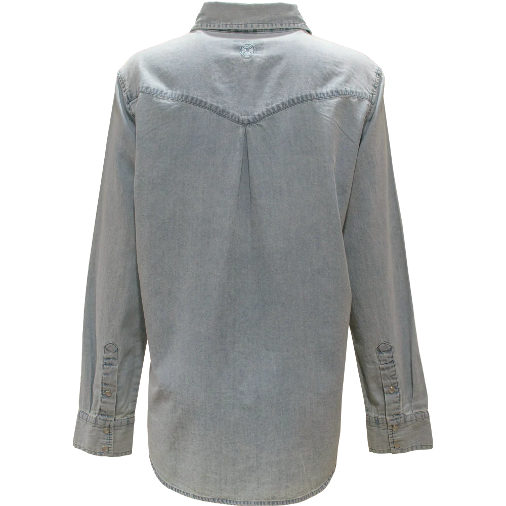 Hooey Ladies Chambray Denim Long Sleeve Shirt
