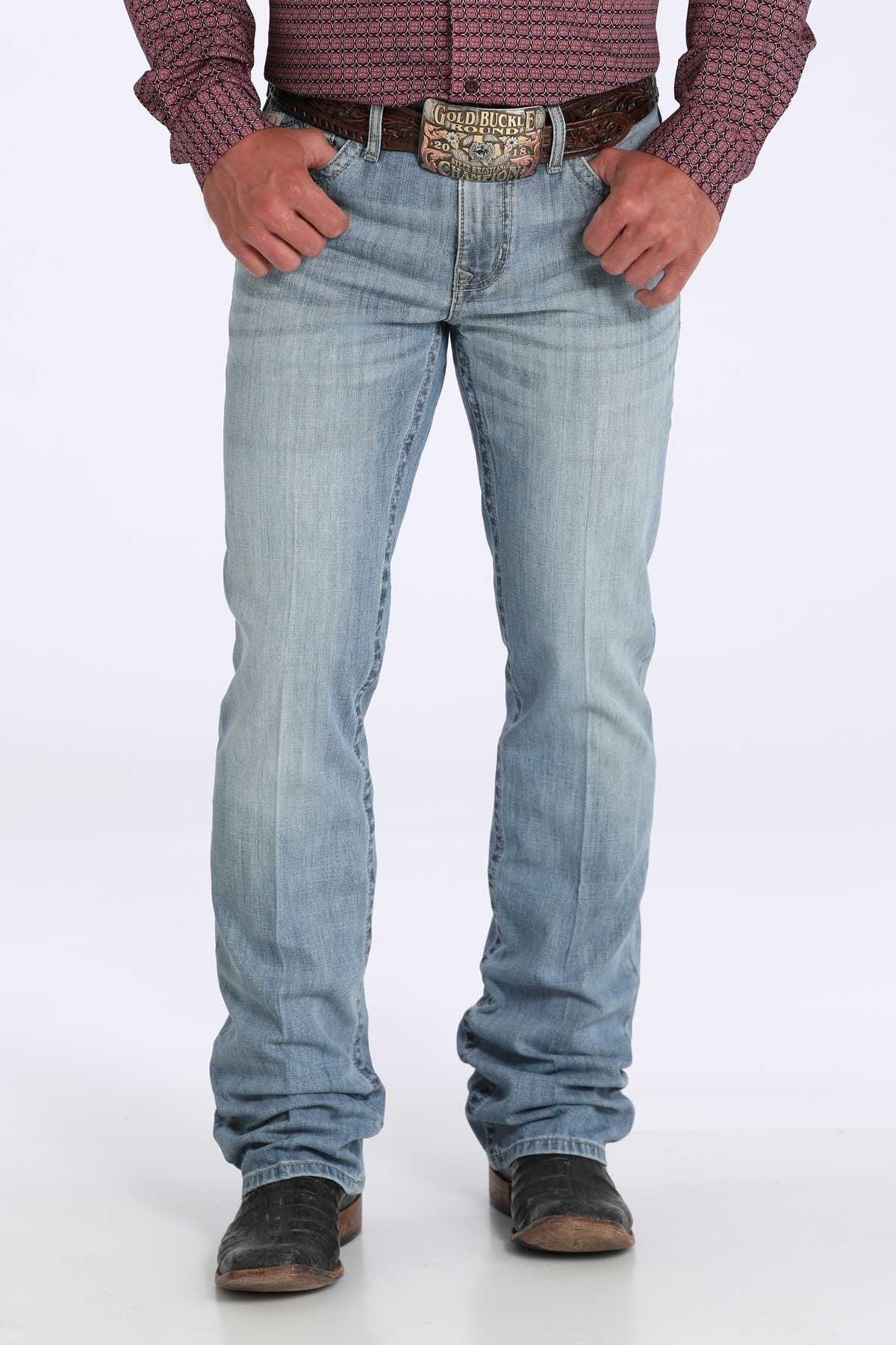 Cinch Slim Fit Ian Light Stone Jeans