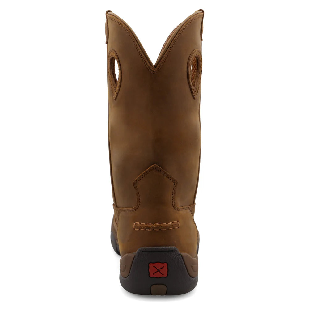 Twisted X Distressed Saddle 11" Pull On Hiker Boots