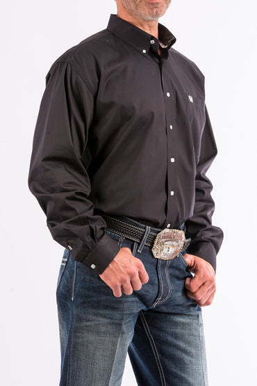 Cinch Black Button Down Western Shirt