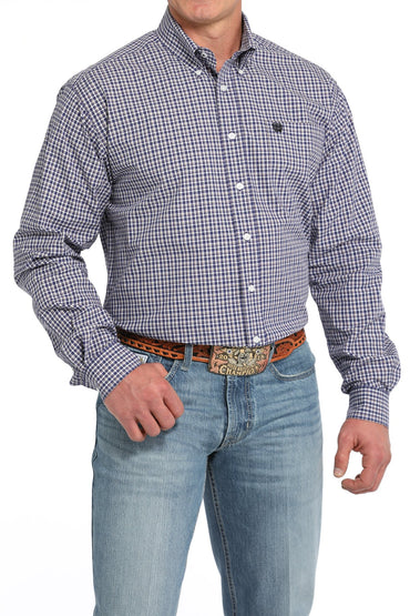 Cinch Plaid Button-Down Western Shirt