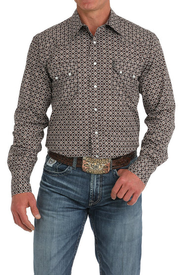 Cinch Medallion Snap Front Western Shirt