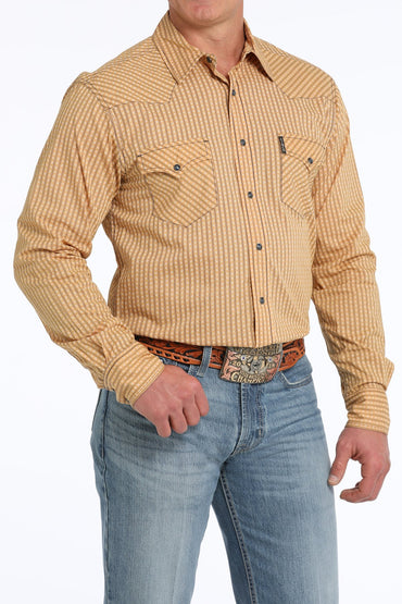 Cinch Modern Fit Stripe Snap Front Western Shirt