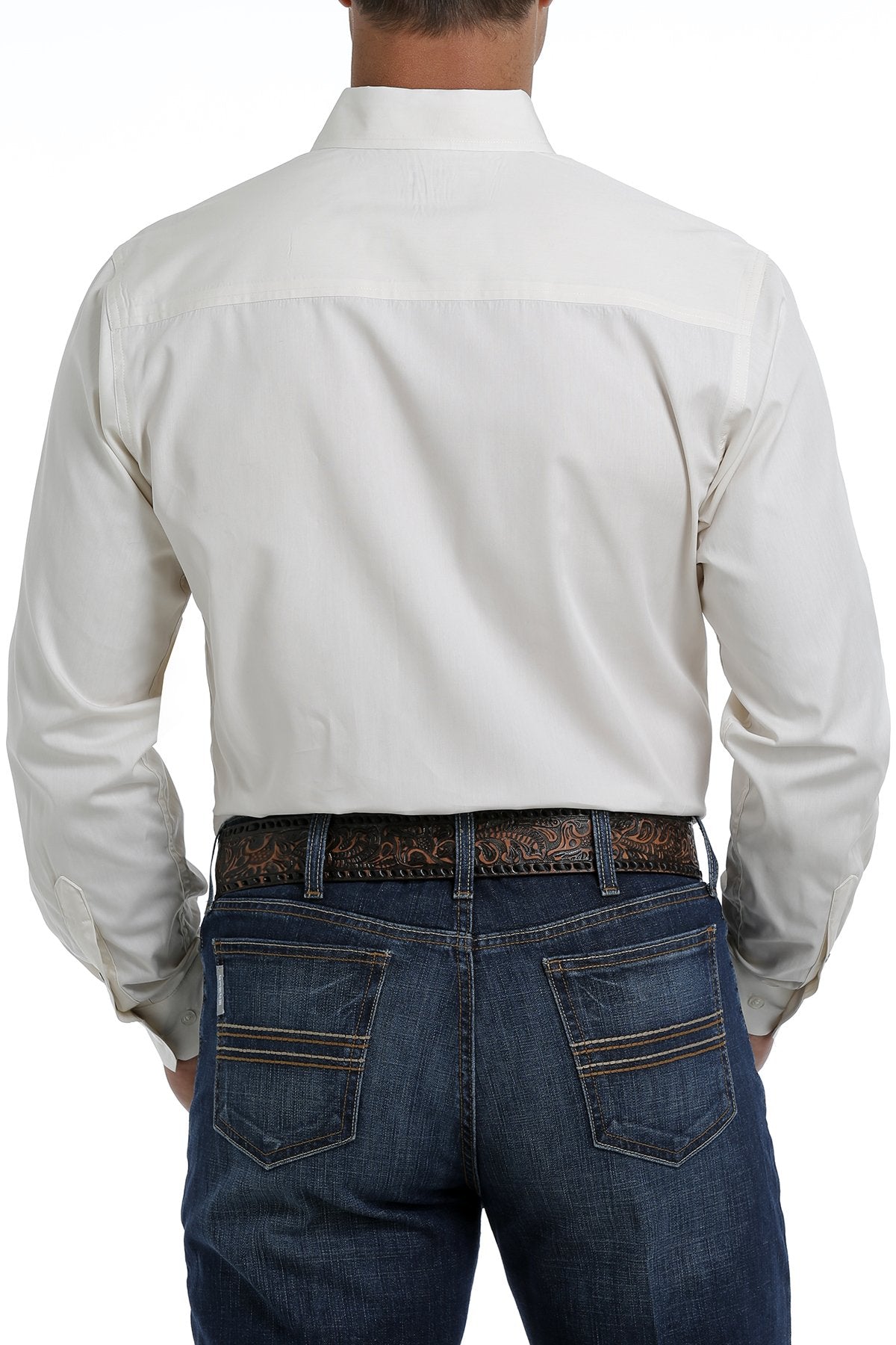 Cinch Modern Fit Cream Button Down Shirt