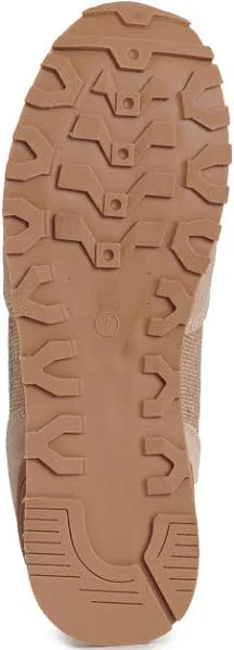 Roper Beige Suede & Western Stitch Sneakers