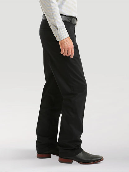 Wrangler Riata 1000096BK Casuals Flat Front Relaxed Fit Pants