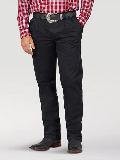 Wrangler Riata 1000097BK Casuals Pleated Front Relaxed Fit Pants