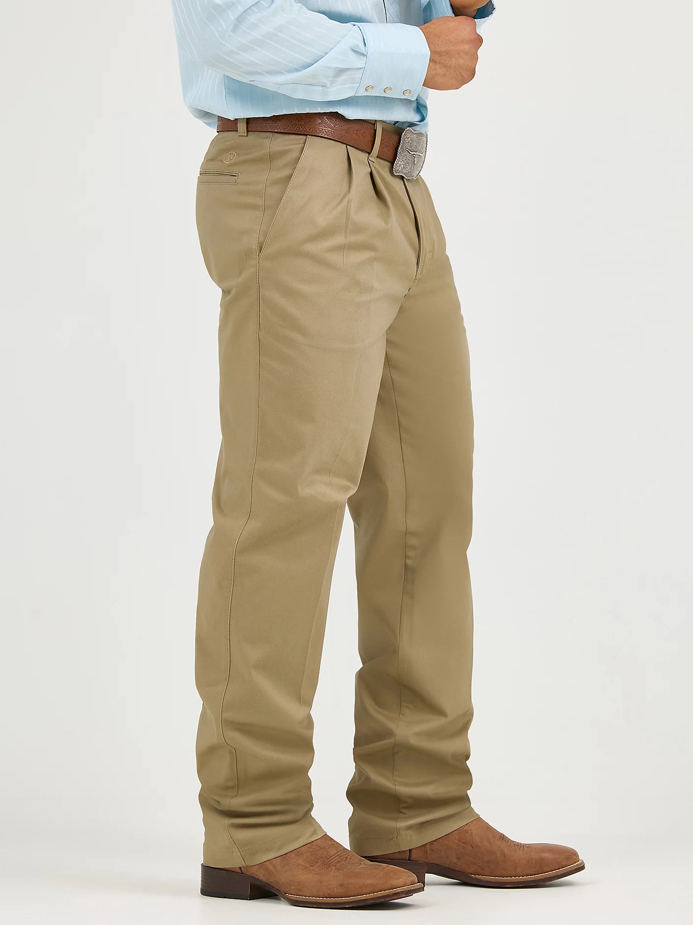 Wrangler Riata 1000097KH Casuals Pleated Front Relaxed Fit Pants