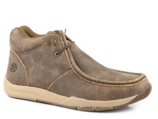 Roper Vintage Brown Leather All Over Shoes