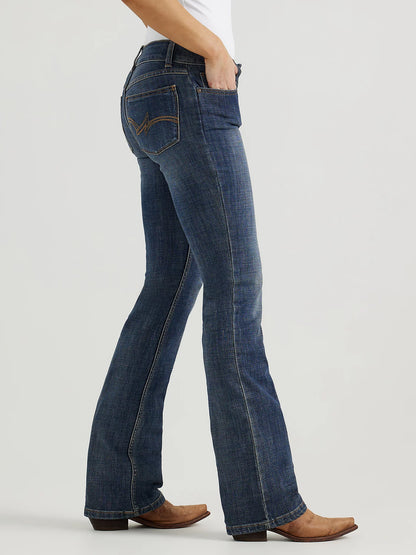 Wrangler 1009MWZAH Essential Mid-Rise Bootcut Jeans