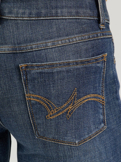 Wrangler 1009MWZAH Essential Mid-Rise Bootcut Jeans