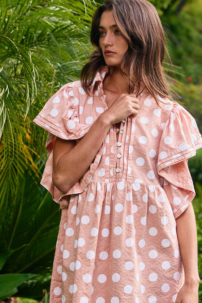 Polka Dot Mini Dress