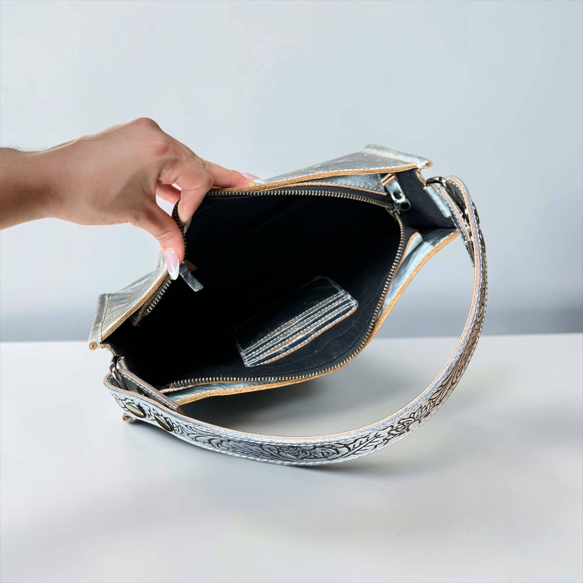 Metallic Shoulder Bag