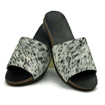 Melissa Cowhide Wedge