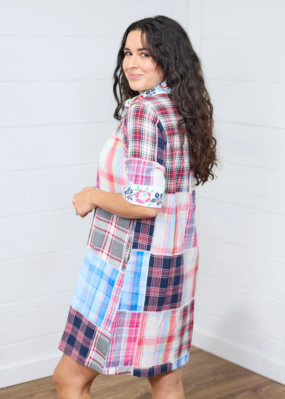 Layerz Clothing - The Plaid Paisley Dress