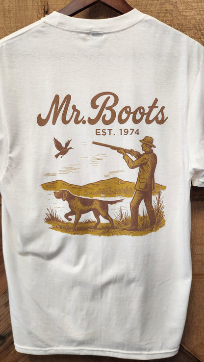 Mr. Boots Bird Hunter T-Shirt