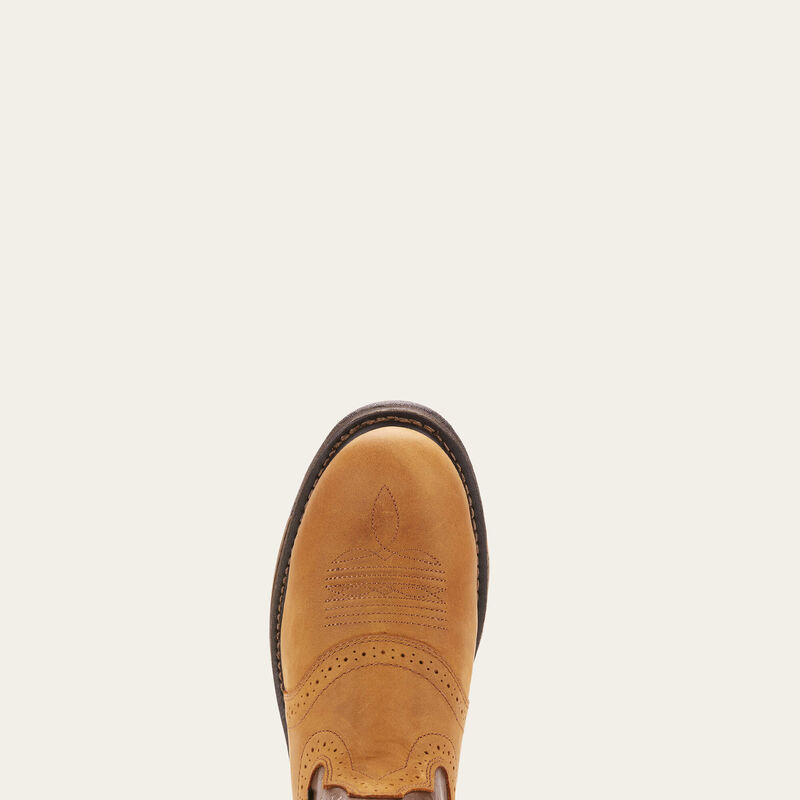 Ariat Aged Bark WorkHog Pull-on Composite Toe Work Boots