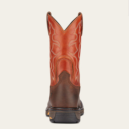 Ariat Dark Earth WorkHog Wide Square Toe Work Boot