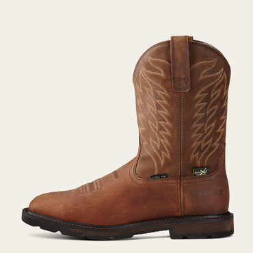 Ariat Groundbreaker Wide Square Toe MetGuard MetGaurd Steel Toe Work Boot