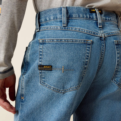Ariat Rebar M4 DuraStretch Basic Boot Cut Blue Haze Jeans
