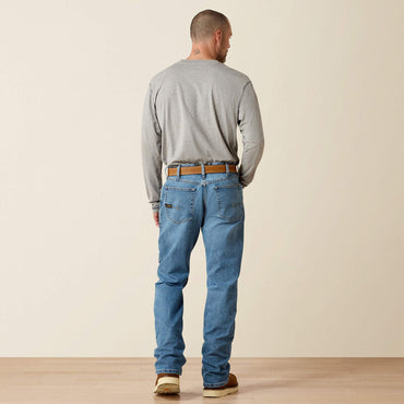 Ariat Rebar M4 DuraStretch Basic Boot Cut Blue Haze Jeans