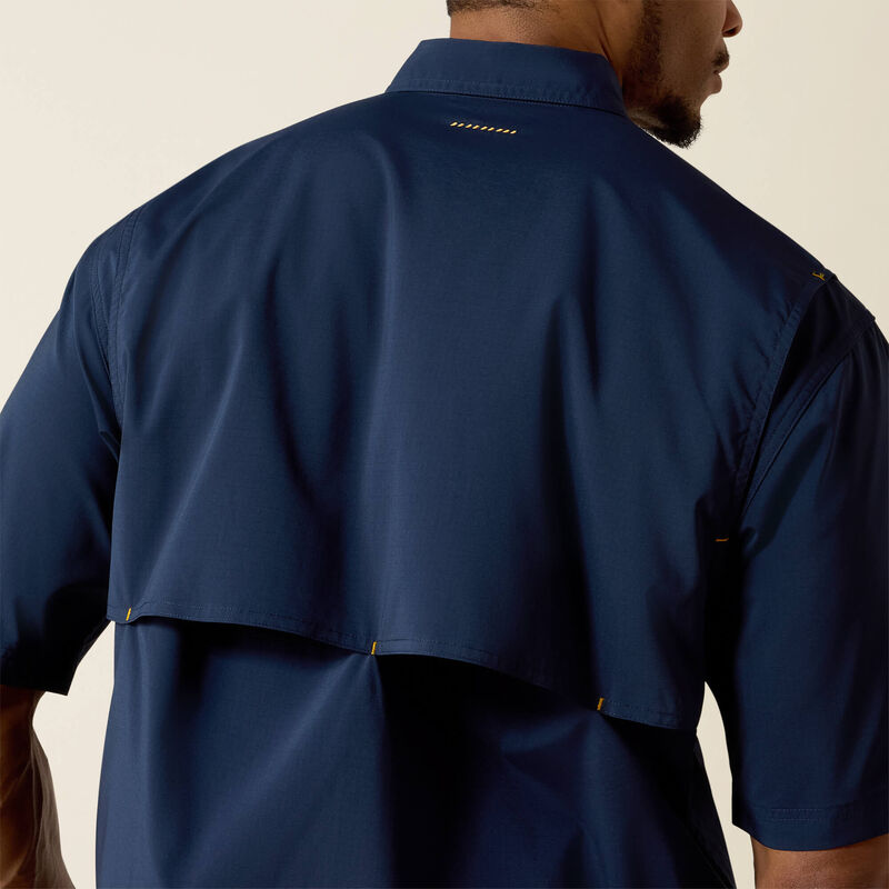 Ariat Navy Rebar Made Tough VentTEK DuraStretch Work Shirt