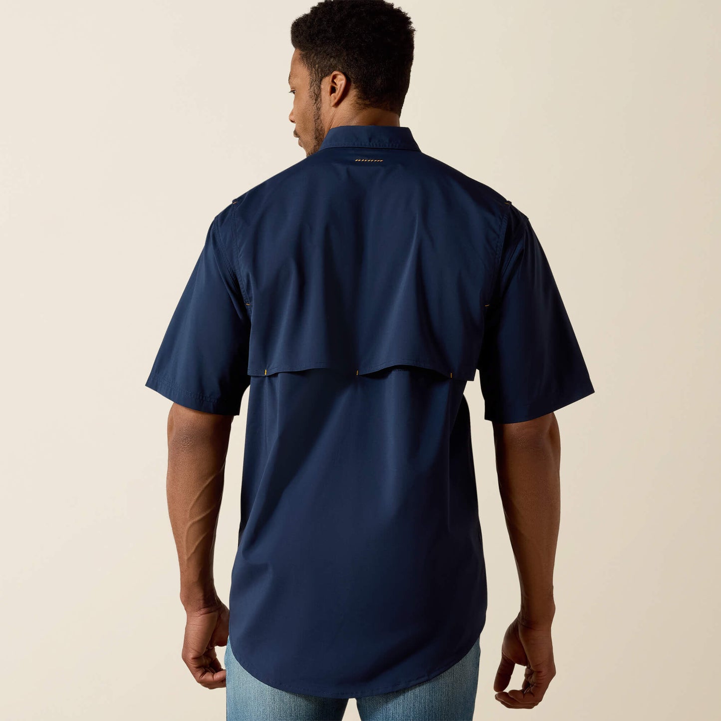 Ariat Navy Rebar Made Tough VentTEK DuraStretch Work Shirt