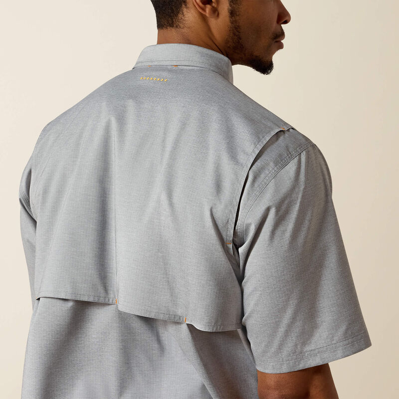 Ariat Charcoal Heather Rebar Made Tough VentTEK DuraStretch Work Shirt