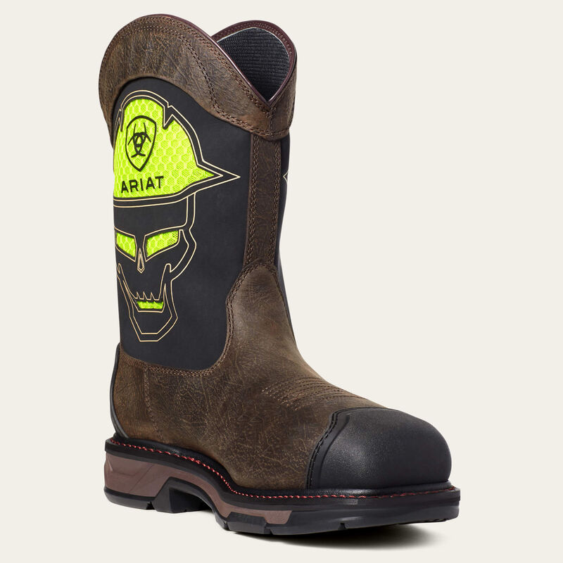 Ariat Iron Coffee WorkHog XT VentTEK Bold Waterproof Carbon Toe Work Boots
