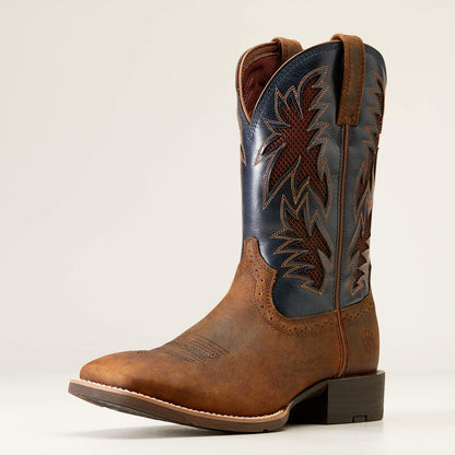 Ariat Bar Top Brown Sport Cool VentTek Cowboy Boots