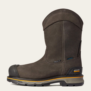 Ariat Iron Coffee Stump Jumper Pull-On Waterproof Composite Toe Work Boots
