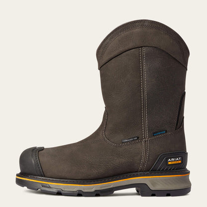 Ariat Iron Coffee Stump Jumper Pull-On Waterproof Composite Toe Work Boots