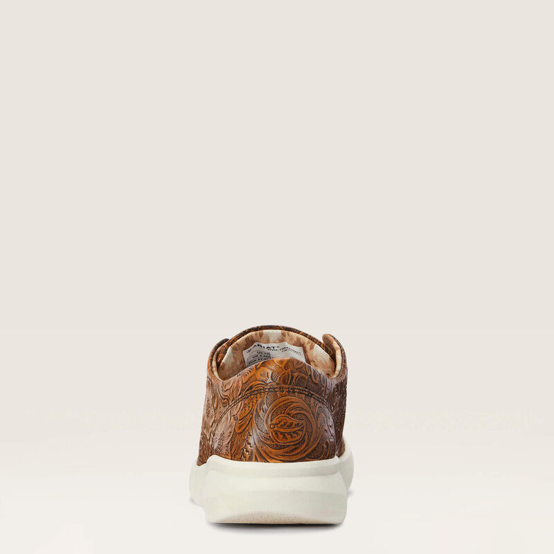 Ariat Brown Floral Emboss Hilo Shoes