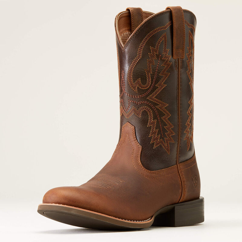 Ariat Sorrel Crunch Sport Stratten Cowboy Boots
