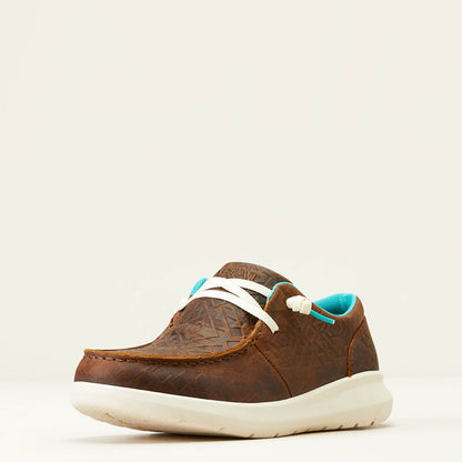 Ariat Brown Blanket Emboss Hilo Shoes